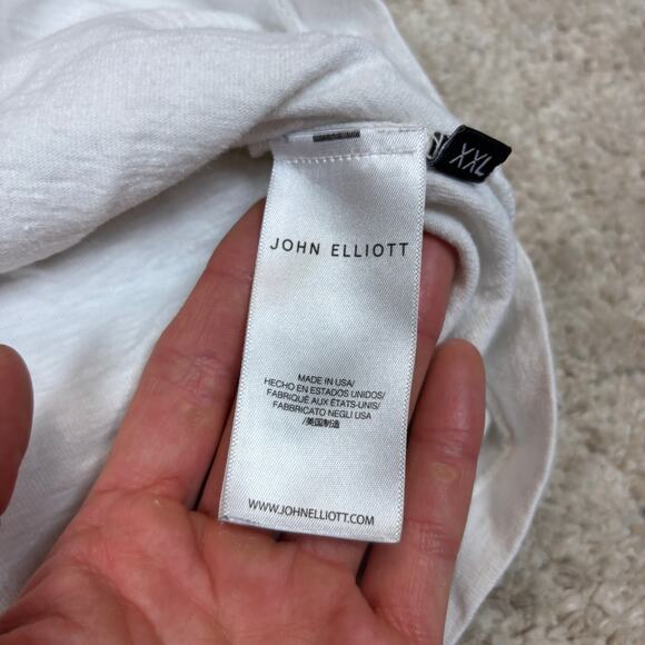 John Elliot Cotton Crew T Shirt Men's 2XL XXL Quiet Luxury - Picture 8 of 12